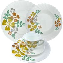 Aparelho de Jantar e Chá 20 Peças 100% Vidro Salermo Fratelli Jogo Conjunto de Jantar Chá 20 Peças Xícaras Pratos Aparelho de Jantar e Chá 20 Peças 100% Vidro Salermo Fratelli Jogo Conjunto de Jantar Chá 20 Peças Xícaras Pratos