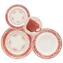 Aparelho De Jantar E Chá 20 Peças Donna Arabesco - Biona