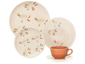 Aparelho de Jantar e Chá 20 Peças Oxford Daily Redondo de Cerâmica Unni Orquídea Aparelho de Jantar e Chá 20 Peças Oxford Daily Redondo de Cerâmica Unni Orquídea