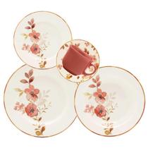 Aparelho De Jantar E Chá 30 Peças Donna Chá Das 5