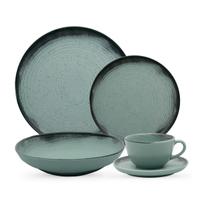 Aparelho de Jantar e Chá 30 Peças Flat Pacífico Oxford