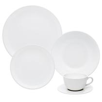 Aparelho de Jantar e Chá 30 Peças Unni White Aparelho de Jantar e Chá 30 Peças Unni White