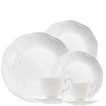 Aparelho de Jantar e Chá 42pçs Porcelana New Bone Butterfly Flower Lyor Aparelho de Jantar e Chá 42pçs Porcelana New Bone Butterfly Flower Lyor