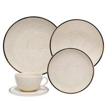 Aparelho de Jantar e Chá Cerâmica 20 Peças Unni Brisa Oxford AW20-5903