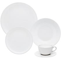 Aparelho de Jantar e Chá Cerâmica 20 Peças Unni White Oxford AW20-5500