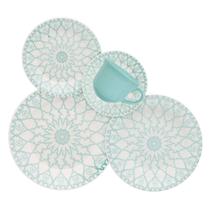 Aparelho de Jantar e Chá Estampa Donna Mandala 20 peças - Biona 091085