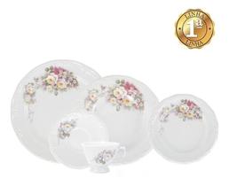Aparelho De Jantar E Chá Porcelana 30 Peças Eterna Schmidt