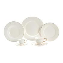 Aparelho de Jantar Eclat Gold 42 Peças - Home Style Aparelho de Jantar Eclat Gold 42 Peças - Home Style