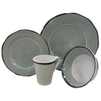 Aparelho de Jantar em Melamina Resistente 16 Peças - Quanhe