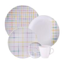Aparelho de Jantar em Porcelana 20 Peças Sweet Color Tramontina