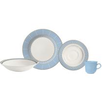 Aparelho de Jantar Ester Azul Cerâmica 16 Peças Aparelho de Jantar Ester Azul Cerâmica 16 Peças
