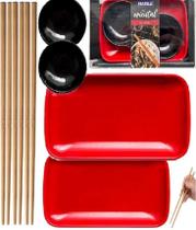 Aparelho De Jantar Jogo Oriental Completo Em Melamina