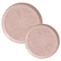 Aparelho De Jantar Jogo Pratos Bio Litchi Rosa Kit 12 Peças Cerâmica Completo Porto Brasil Aparelho De Jantar Jogo Pratos Bio Litchi Rosa Kit 12 Peças Cerâmica Completo Porto Brasil