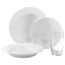 Aparelho De Jantar Jogo Pratos Duralex Petala 16 Peças Aparelho De Jantar Jogo Pratos Duralex Petala 16 Peças