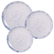 Aparelho De Jantar Jogo Pratos Kit 12 Peças Porcelana Decorada Maragogi Tramontina