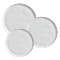 Aparelho De Jantar Jogo Pratos Kit 18 Peças Bio New White Branco Cerâmica Completo Porto Brasil
