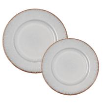 Aparelho De Jantar Jogo Pratos Kit 8 Peças Linear Lyor Rustico