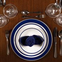 Aparelho de Jantar L'Hermitage 42 Peças Porcelana Azul