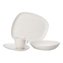 Aparelho De Jantar/Lanche Oxford 16Pcs M. Order Vanilla