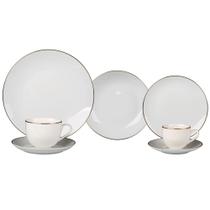 Aparelho de jantar Legacy Gold com 42 Peças de Porcelana - L'Hermitage