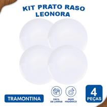 Aparelho de Jantar Leonora Tramontina Jogo de Pratos Rasos, Fundos e Sobremesa com Opções de Kits