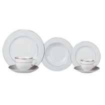 Aparelho de Jantar Magesty 7 Peças Porcelana L'Hermitage Aparelho de Jantar Magesty 7 Peças Porcelana L'Hermitage