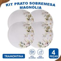Aparelho de Jantar Magnólia Tramontina Jogo de Pratos Rasos, Fundos e Sobremesa com Opções de Kits