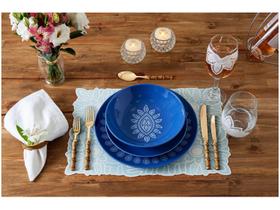 Aparelho de Jantar Mandacaru Martha Medeiros Céu 12 Peças