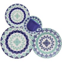 Aparelho De Jantar Oxford Cerâmica Lola 20 Peças