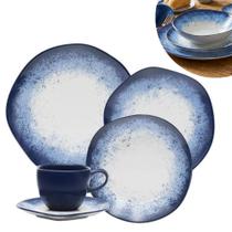 Aparelho de Jantar Oxford Ryo Galápagos 20pçs Porcelana Janta e Chá