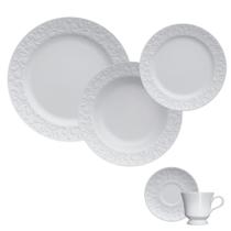 Aparelho De Jantar Para Chá 30 Peças Branco Tassel Germer