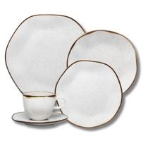 Aparelho de Jantar Porcelana Ryo Maresia 30 Peças Oxford Prato Xícara Jogo Completo