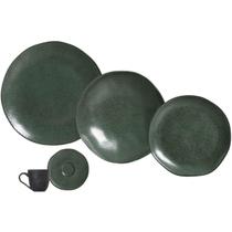 Aparelho de Jantar Porto Brasil Orgânico Arauco 30 Peças Cerâmica Stoneware Verde Mesa Posta Aparelho de Jantar Porto Brasil Orgânico Arauco 30 Peças Cerâmica Stoneware Verde Mesa Posta