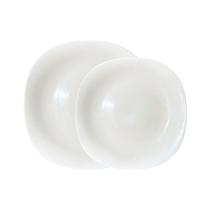 Aparelho de Jantar Quadrado Opaline Resistente Clean 12 Peças - Bela Flor