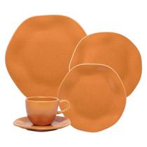 Aparelho de Jantar Ryo Papaya 30 Peças Oxford Porcelanas