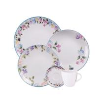 Aparelho de Jantar Tramontina Aura em Porcelana Decorada 20 Peças Aparelho de Jantar Tramontina Aura em Porcelana Decorada 20 Peças