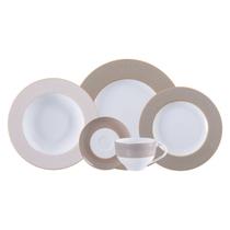 Aparelho de Jantar Tramontina Aurum em Porcelana Decorada 30 Peças Aparelho de Jantar Tramontina Aurum em Porcelana Decorada 30 Peças
