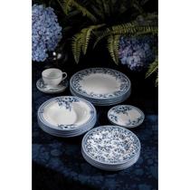 Aparelho de Jantar Tramontina Azzura em Porcelana Decorada 20 Peças Aparelho de Jantar Tramontina Azzura em Porcelana Decorada 20 Peças