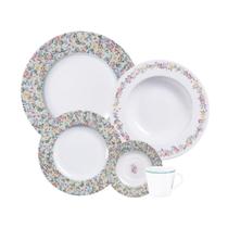 Aparelho de Jantar Tramontina Dalina em Porcelana Decorada 30 Peças Aparelho de Jantar Tramontina Dalina em Porcelana Decorada 30 Peças