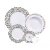 Aparelho De Jantar Tramontina Dalina Porcelana Decorada 20 Peças
