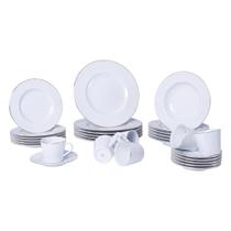 Aparelho de Jantar Tramontina Elisa em Porcelana Decorada 30 Peças Aparelho de Jantar Tramontina Elisa em Porcelana Decorada 30 Peças