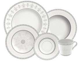 Aparelho de Jantar Tramontina Gabrielle em Porcelana Decorada 20 Peças
