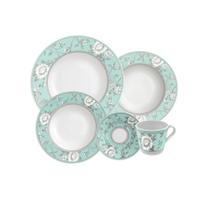 Aparelho De Jantar Tramontina Helen Em Porcelana Decorada 20 Peças Aparelho De Jantar Tramontina Helen Em Porcelana Decorada 20 Peças