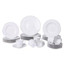 Aparelho de Jantar Tramontina Joana em Porcelana Decorada 30 Peças Aparelho de Jantar Tramontina Joana em Porcelana Decorada 30 Peças