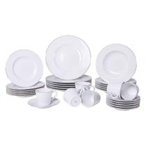 Aparelho De Jantar Tramontina Joana Em Porcelana Decorada 30 Peças Aparelho De Jantar Tramontina Joana Em Porcelana Decorada 30 Peças