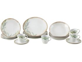 Aparelho de Jantar Tramontina Natur em Porcelana Decorada 20 Peças