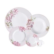 Aparelho de Jantar Tramontina Poème em Porcelana Decorada 20 Peças