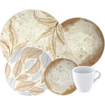 Aparelho de Jantar Tramontina Porcelana Decorada Aster 20 Pç