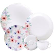 Aparelho De Jantar Tramontina Porcelana Floratta 20 Pç