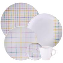 Aparelho de Jantar Tramontina Sweet Color em Porcelana Decorada 20 Peças 96589058